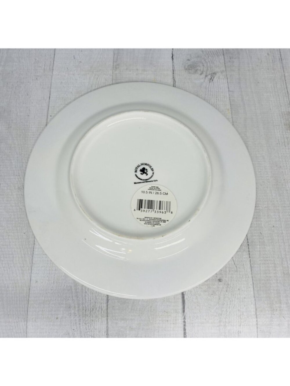 Royal Norfolk RNF132 Colorful Autumn Leaves Stoneware Round Dinner Plates Set 3 - Picture 3 of 13